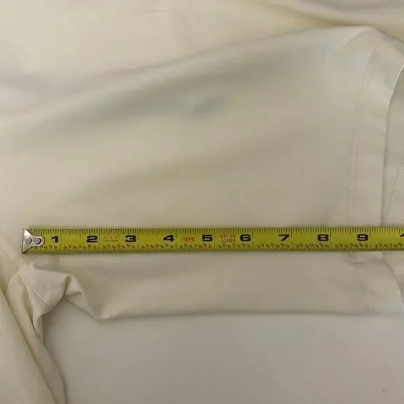 Men’s Jeff Shorts Size XXL in Cream 90% Cotton 10% Polyester Button n Drawstring - Picture 6 of 13